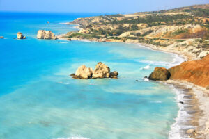 Aphrodite's legendary birthplace in Paphos, Cyprus.