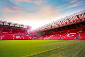 Liverpool, United Kingdom - May 17 2018: Anfield stadium, the ho