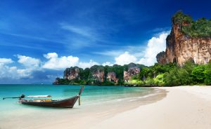 Railay beach in Krabi Thailand