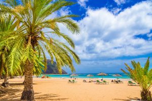Beach,In,Tenerife,,Canary,Islands,,Spain