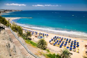 Panoramic,View,Of,Maspalomas,Beach,In,Gran,Canaria.,Spain. - Rejs365