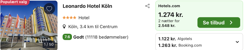 Hotel Köln - Rejs365