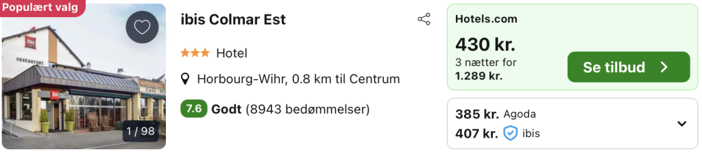 Hotel Alsace - Rejs365