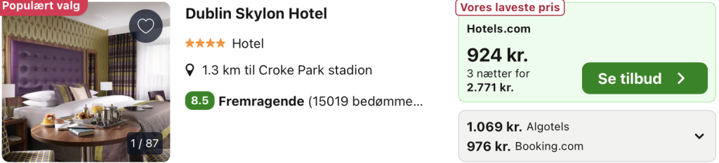 Hotel Dublin - Rejs365