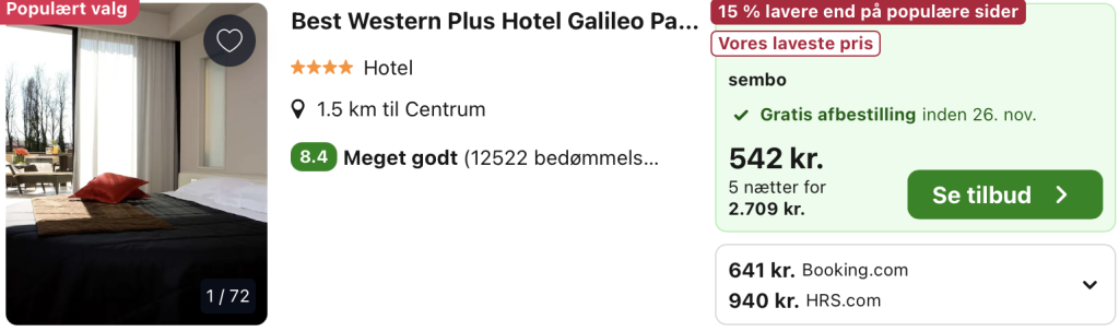 Hotel Padova - Rejs365