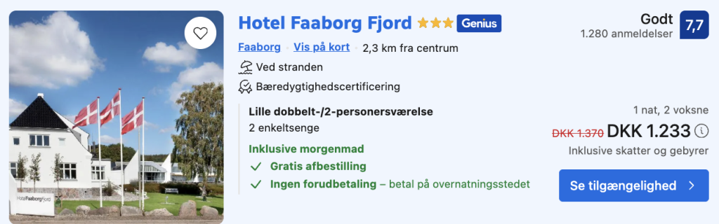 Faaborg Fjord tilbud - Rejs365