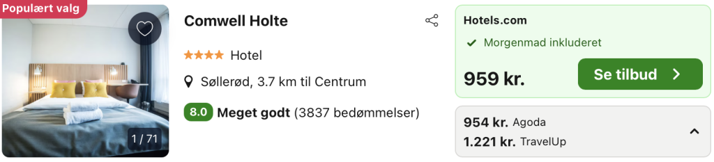 Comwell Holte - Rejs365
