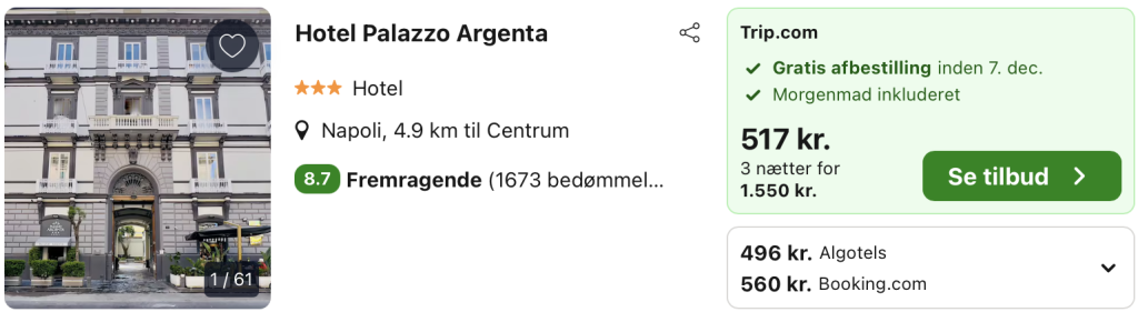 Hotel Napoli - Rejs365