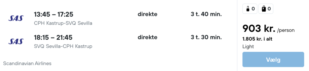 Sevilla tilbud - Rejs365