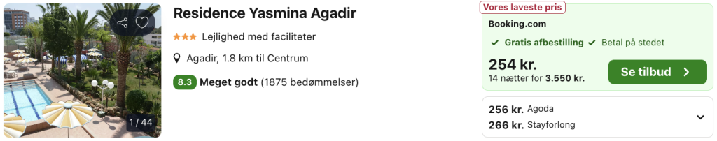 Agadir tilbud - Rejs365