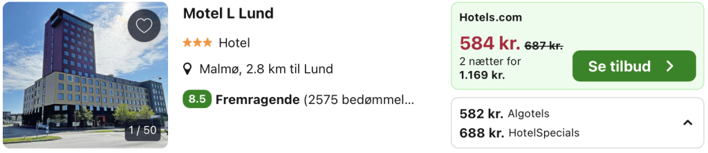 Hotel Lund - Rejs365