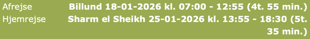 Billund - Sharm el Sheikh - Rejs365