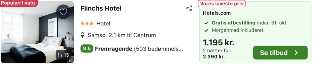 Hotel Samsø - Rejs365