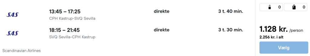 København - Sevilla - Rejs365