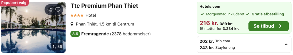 Phan Thiet tilbud - Rejs365