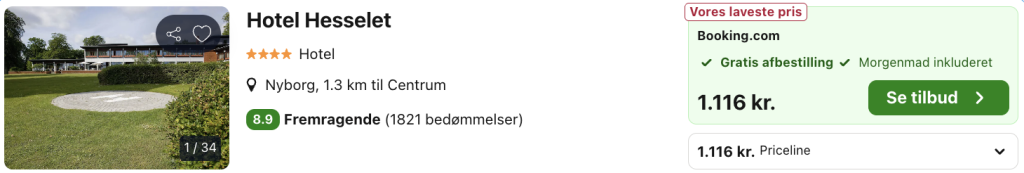 Hotel Hesselet tilbud - Rejs365