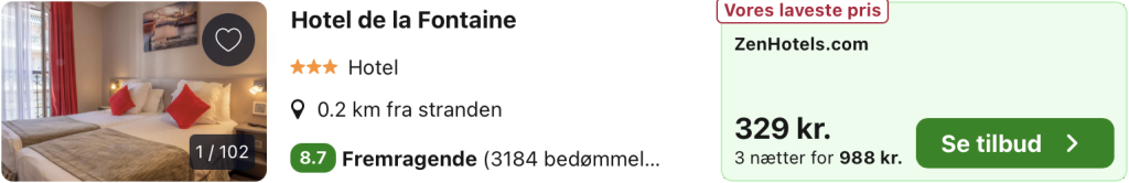 Hotel Nice - Rejs365