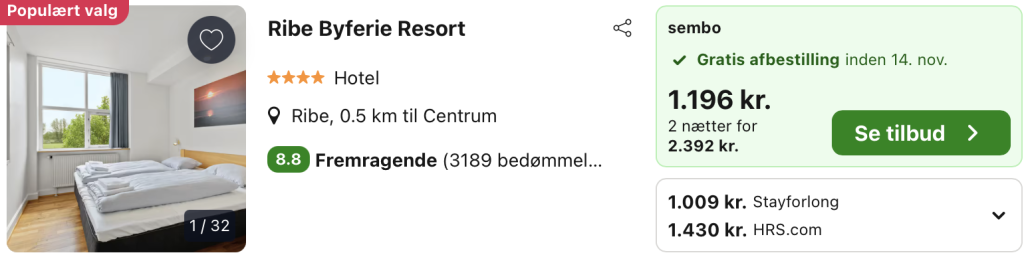 Hotel Ribe - Rejs365