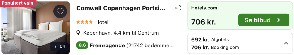 Comwell Copenhagen - Rejs365