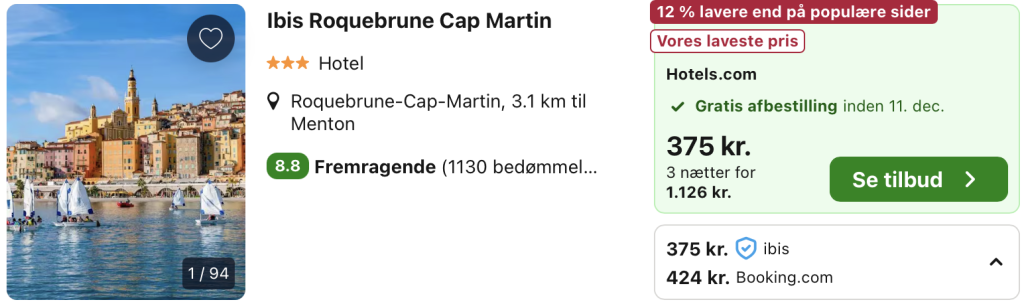 Hotel Menton - Rejs365