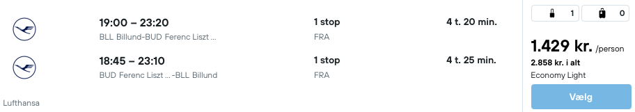 Billund - Budapest - Rejs365