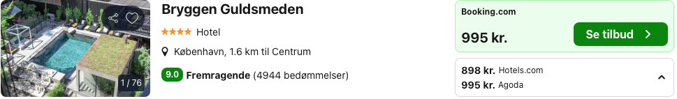 Bryggen Guldsmeden - Rejs365