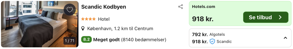 Scandic Kødbyen - Rejs365