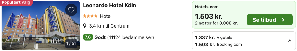 Hotel Köln - Rejs365