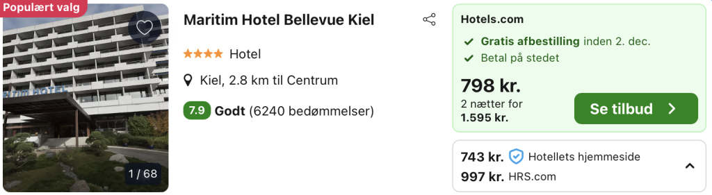 Hotel Kiel - Rejs365
