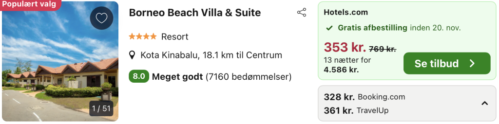 Hotel Borneo - Rejs365