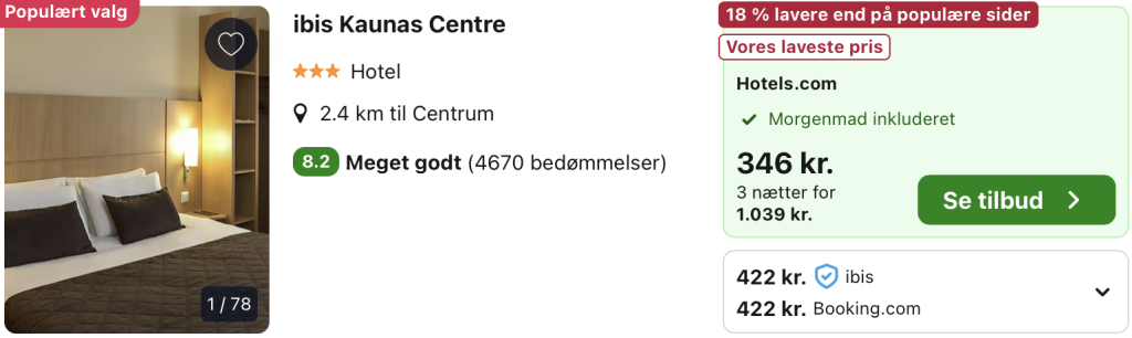 Hotel Kaunas - Rejs365