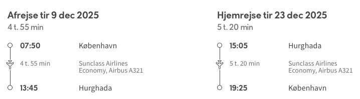 København - Hurghada - Rejs365