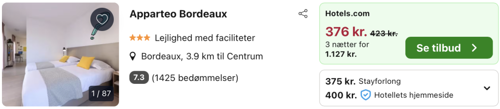 Hotel Bordeaux - Rejs365