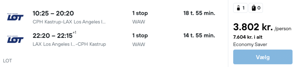 Los Angeles tilbud - Rejs365