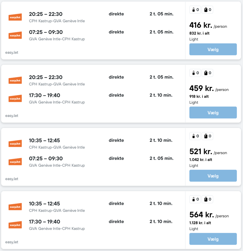 Lausanne tilbud - Rejs365