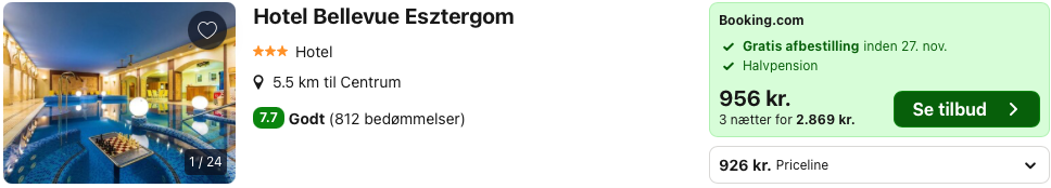 Hotel Esztergom - Rejs365