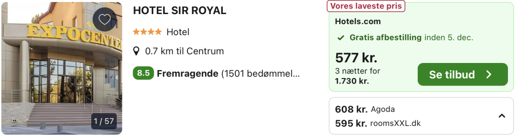 Hotel Bukarest - Rejs365