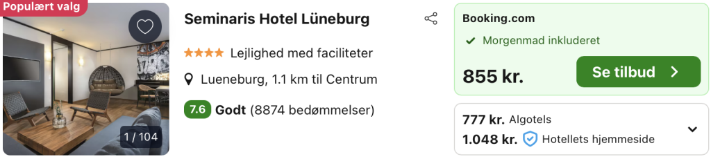 Hotel Lüneburg - Rejs365