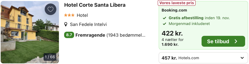 Hotel Comosøen - Rejs365