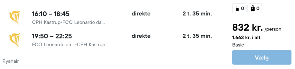 Rom tilbud - Rejs365