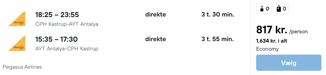 Antalya tilbud - Rejs365