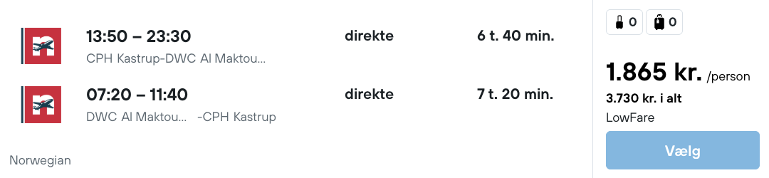 Dubai tilbud - Rejs365