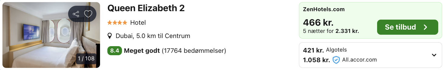 Dubai tilbud - Rejs365