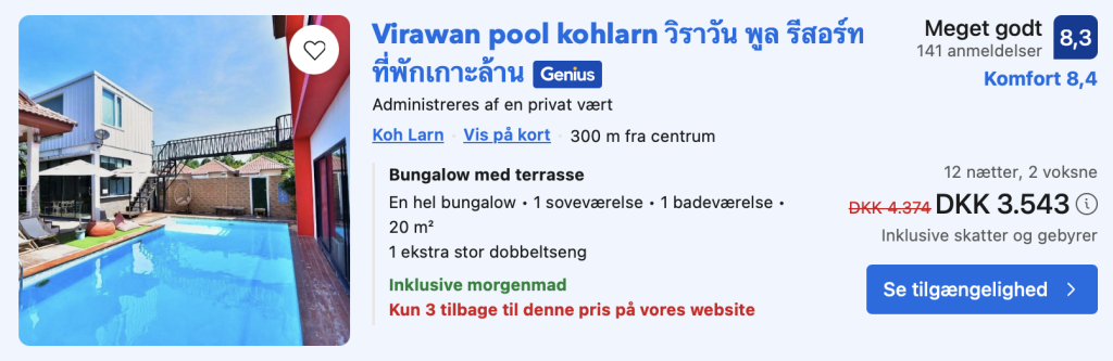 Hotel Koh Larn - Rejs365