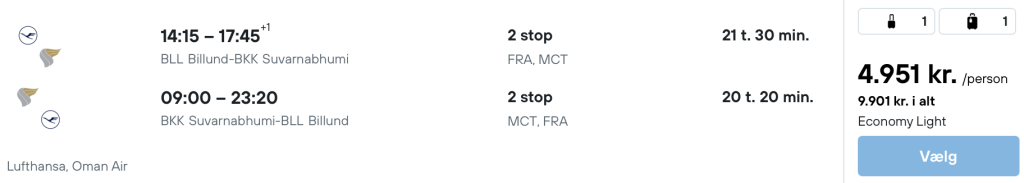 Billund - Bangkok - Rejs365