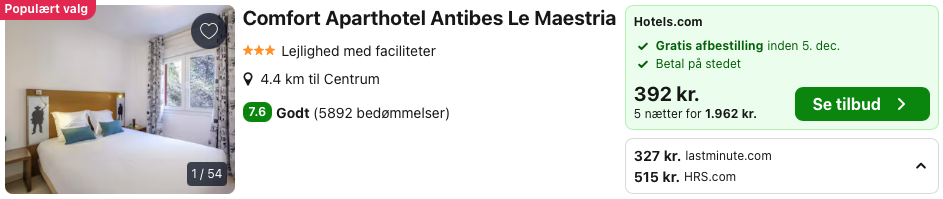 Hotel Antibes - Rejs365