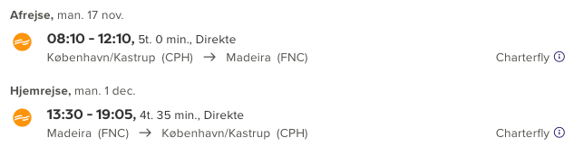 København - Madeira - Rejs365