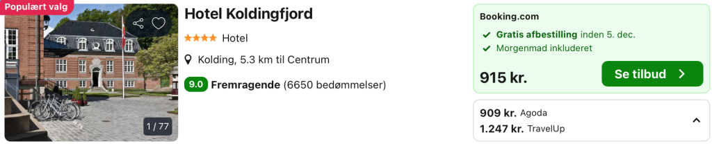 Hotel Koldingfjord - Rejs365