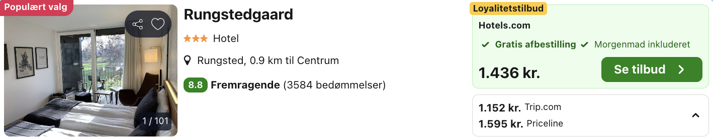 Rungstedgaard tilbud - Rejs365