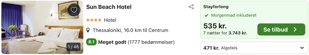 Hotel Thessaloniki - Rejs365